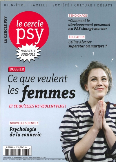Image de Le Cercle Psy N°32 - Ce que veulent les femmes et ce qu'elles ne veulent plus ! - mars/avril/mai - 2019