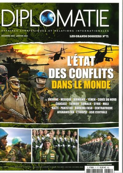 Image de Diplomatie GD n°71 : L'état des conflits dans le monde - Dec 2022 - Janv 2023