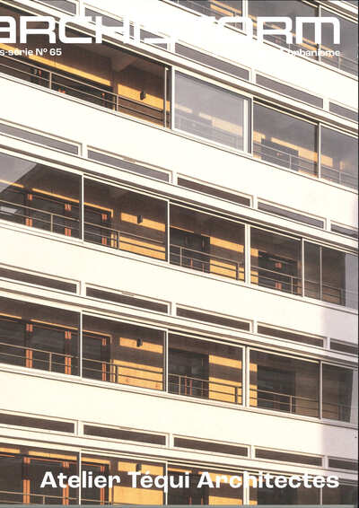 Picture of Archistorm HS n°65 : Atelier Téqui Architectes - Mars/Avril 2025