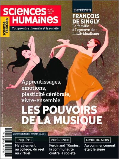 Picture of Sciences Humaines N°360 : Les pouvoirs de la musique - Juillet 2023