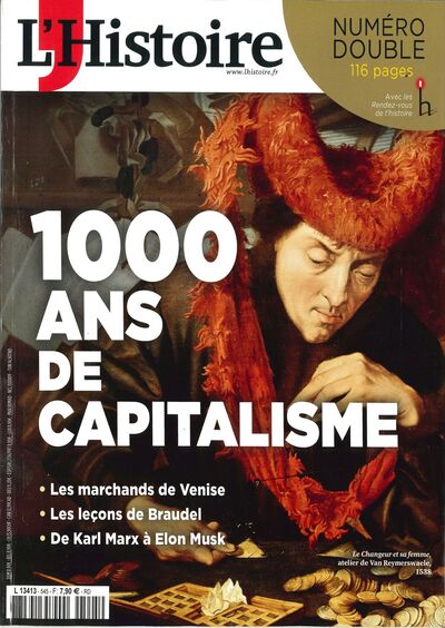 Image de L'Histoire n°545 : 1000 ans de capitalisme - Juillet/Août 2026