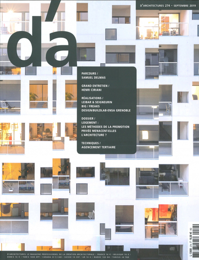 Image de D'Architectures N°274  Logement - septembre  2019