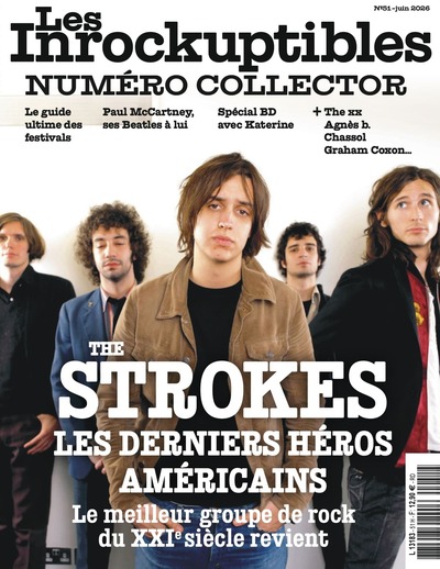 Image de Les Inrockuptibles Mensuel N°51 : The Strokes - Juin 2026