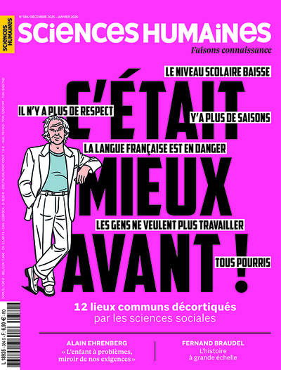 Image de Sciences Humaines N°384 : C'était mieux avant ! - Décembre/Janvier 2026