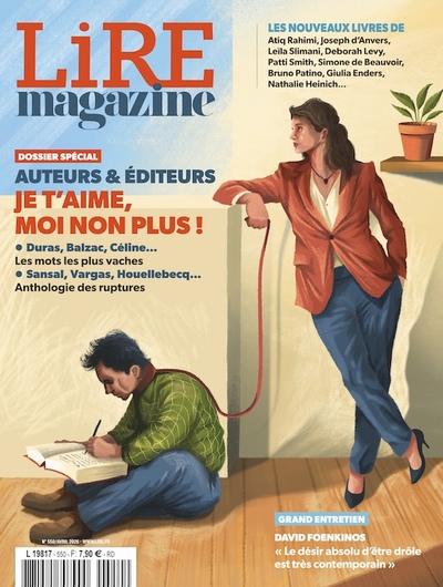 Image de Lire Magazine n°550 - Auteurs & Éditeurs, Je t'aime, moi non plus !