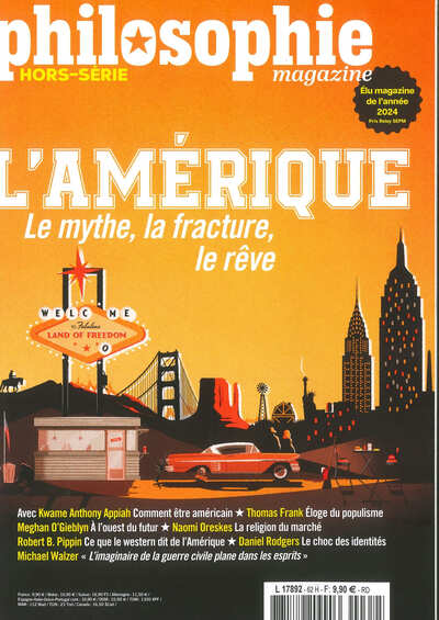 Image de Philosophie Magazine HS N°62 : L'Amérique - Juillet 2024
