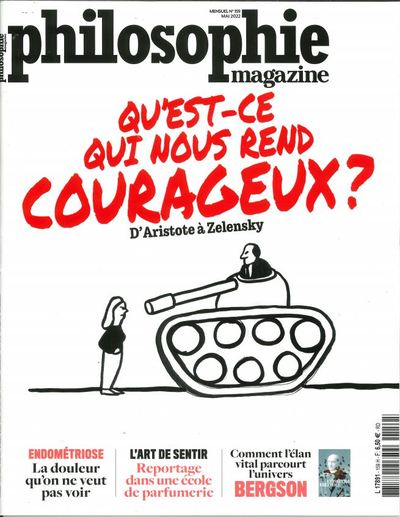 Picture of Philosophie Magazine N°159 : Qu´est-ce qui nous rend courageux ? - Mai 2022