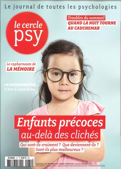 Image de Le Cercle Psy N°31 Enfants precoces  décembre/janvier/février -  2018-2019