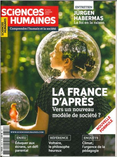 Image de Sciences Humaines n°344 - La France d'après