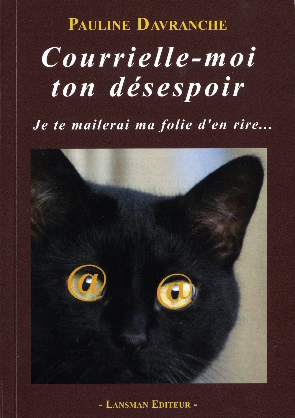 COURIELLE MOI TON DESESPOIR (9782872829231-front-cover)