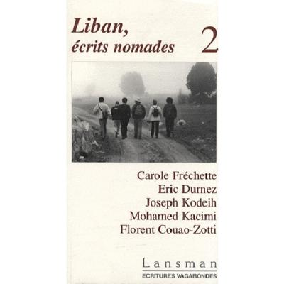 LIBAN, ECRITS NOMADES 2 (9782872823192-front-cover)