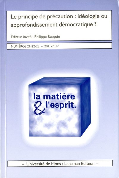 LE PRINCIPE DE PRECAUTION (9782872828524-front-cover)