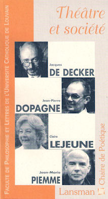 Théâtre et société (9782872825158-front-cover)