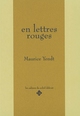 EN LETTRES ROUGES (9782872823437-front-cover)