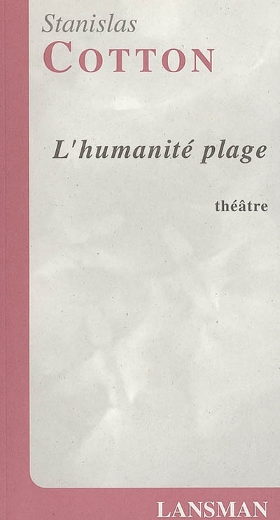 L'HUMANITE PLAGE (9782872824540-front-cover)