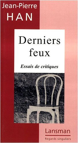 DERNIERS FEUX (9782872826544-front-cover)