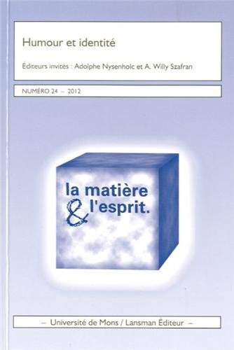 HUMOUR ET IDENTITE (9782872828951-front-cover)