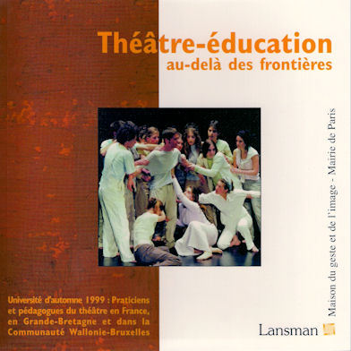 THEATRE-EDUCATION, AU-DELA FRONTIERES (9782872822928-front-cover)