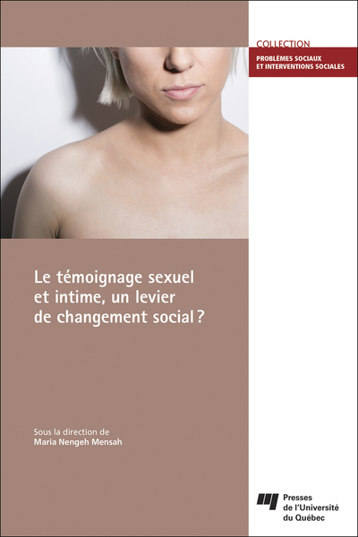 Témoignage sexuel et intime, un levier de changement social ? (9782760548190-front-cover)