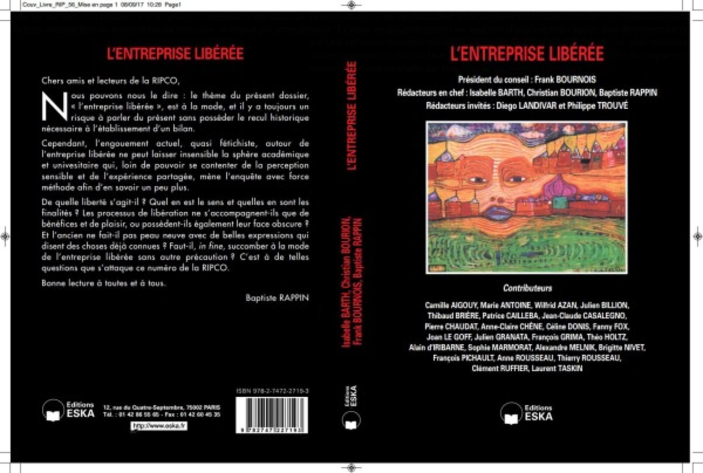 L'ENTREPRISE LIBEREE (9782747227193-front-cover)