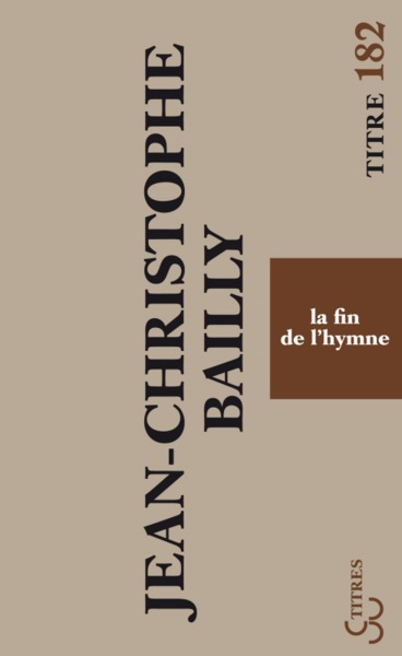 LA FIN DE L'HYMNE (9782267027617-front-cover)