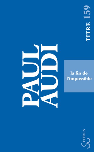 LA FIN DE L'IMPOSSIBLE (9782267024111-front-cover)