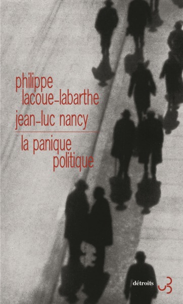 LA PANIQUE POLITIQUE (9782267024890-front-cover)