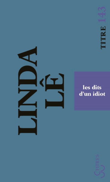 LES DITS D'UN IDIOT (9782267021899-front-cover)