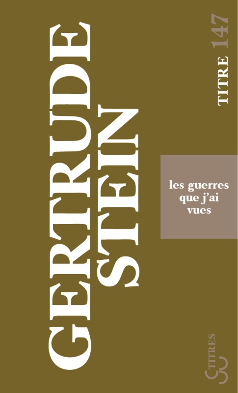 les guerres que j'ai vues (9782267022278-front-cover)