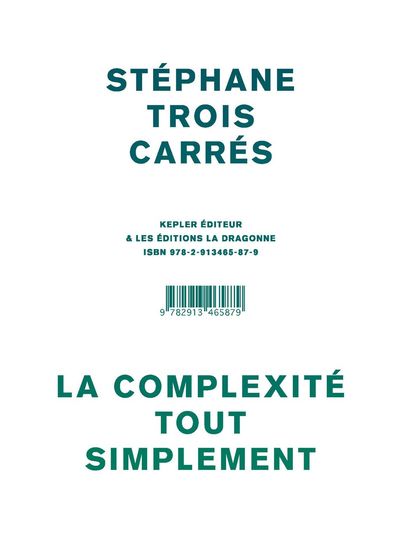 La Complexite Tout Simplement (9782913465879-front-cover)