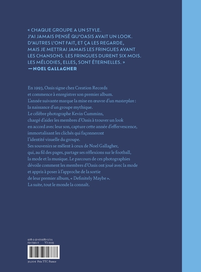 Oasis - The Masterplan (9782376716877-back-cover)