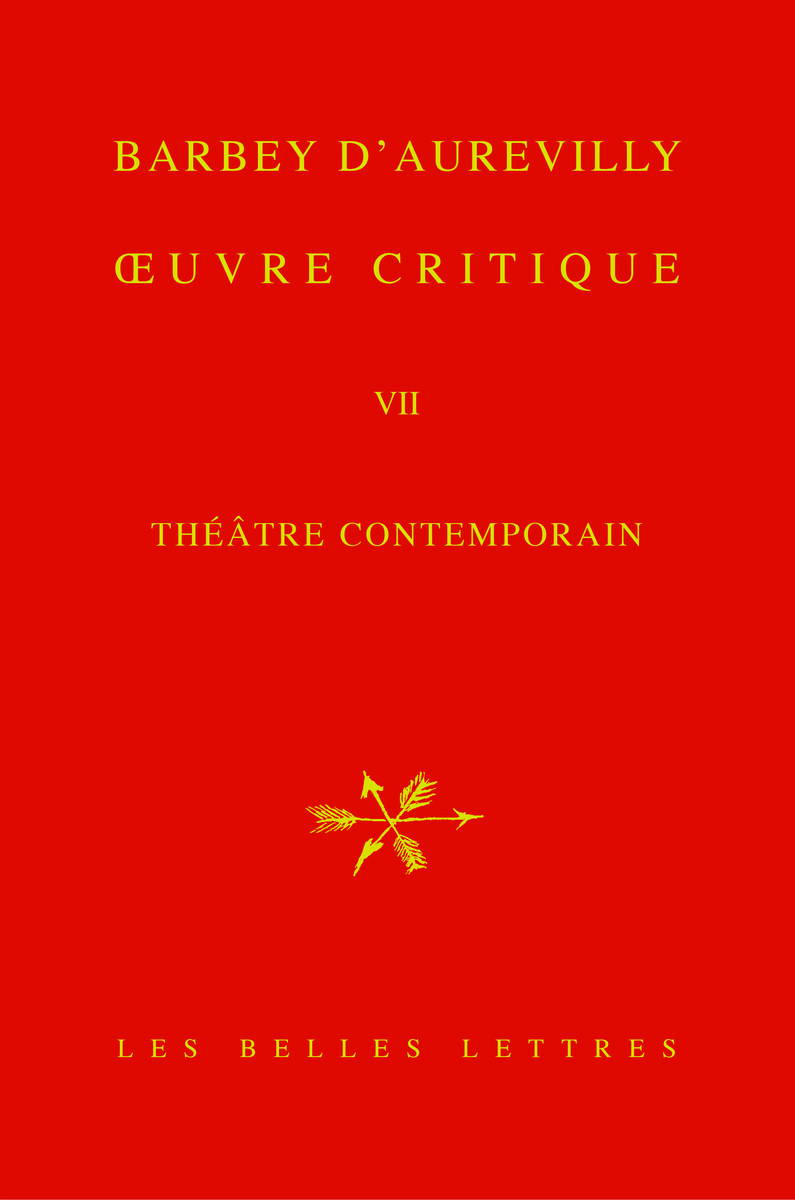 Œuvre critique VII, Théâtre contemporain. (9782251446905-front-cover)