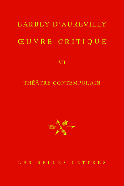Œuvre critique VII, Théâtre contemporain. (9782251446905-front-cover)