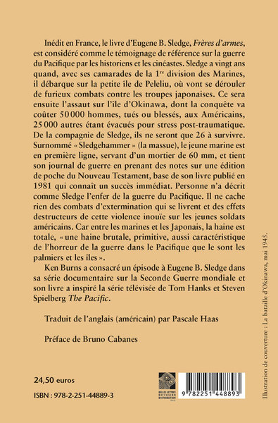 Frères d'armes (9782251448893-back-cover)