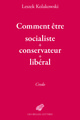 Comment être socialiste+conservateur+libéral, Credo (9782251446813-front-cover)