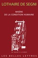 Misère de la condition humaine (9782251457475-front-cover)