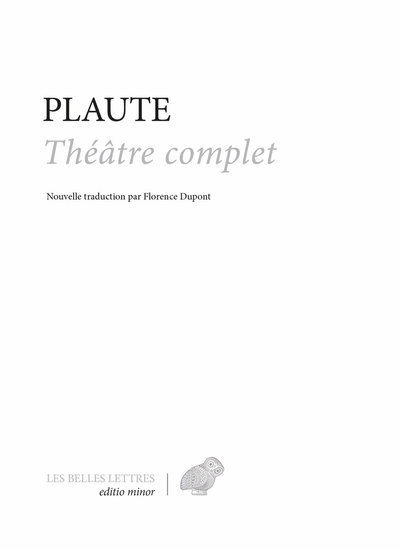 Théâtre complet (9782251449357-front-cover)