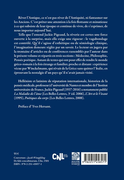 Rêver l'Antique (9782251458571-back-cover)