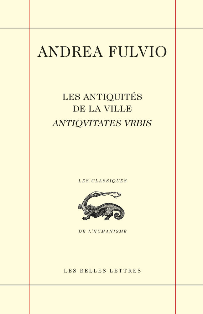Les Antiquités de la ville / Antiqvitates vrbis (9782251449401-front-cover)