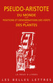 Du Monde  Positions et dénominations des vents  Des plantes (9782251448749-front-cover)