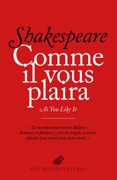 Comme il vous plaira / As you like it (9782251450407-front-cover)
