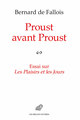 Proust avant Proust, Essai sur Les Plaisirs et les Jours (9782251449395-front-cover)