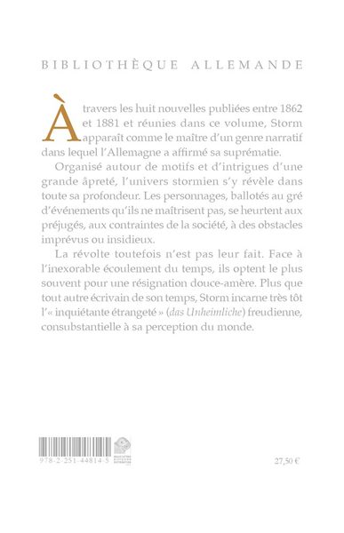 Nouvelles, (1862-1881) (9782251448145-back-cover)
