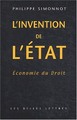 L'Invention de l'état, Économie du droit (9782251442266-front-cover)