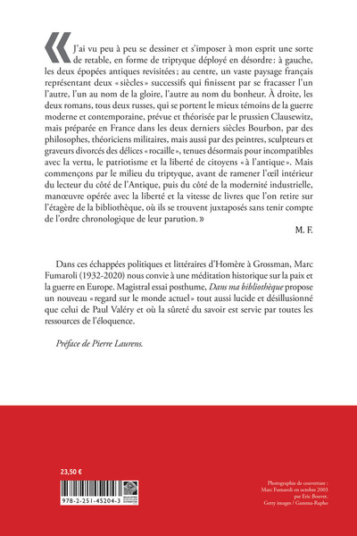 Dans ma bibliothèque, La guerre et la paix (9782251452043-back-cover)