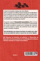 Petit manuel d'auto-défense à l'usage des volontaires, Les humanités humanitaires (9782251454672-back-cover)