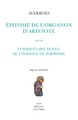 Épitomé de l’Organon d’Aristote, suivi du Commentaire moyen de l’Isagogé de Porphyre (9782251459349-front-cover)