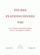 Études platoniciennes VIII, Les formes platoniciennes dans l'Antiquité tardive (9782251444383-front-cover)