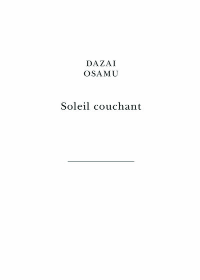 Soleil couchant (9782251447063-front-cover)