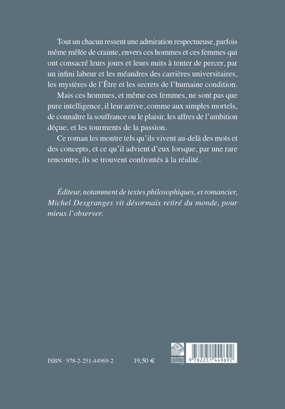 Les Philosophes, Mœurs contemporaines, tome II (9782251449692-back-cover)